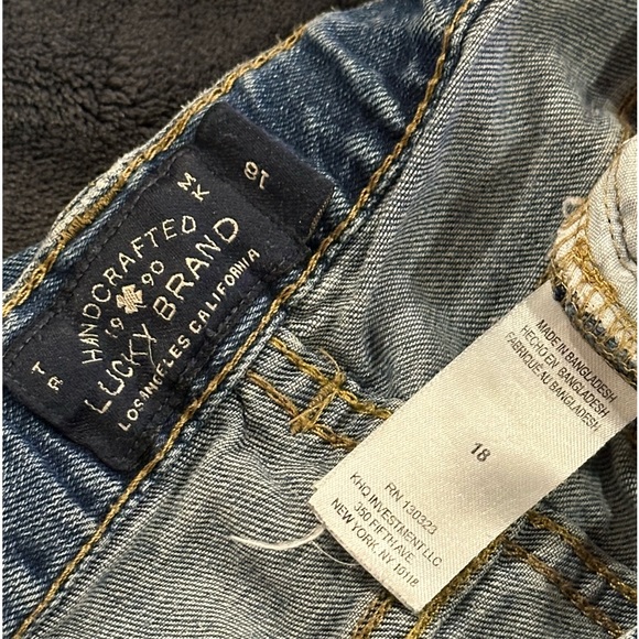 LUCKY BRAND Authentic Skinny Blue Denim Stretch Jeans Boys 18R - Picture 3 of 4